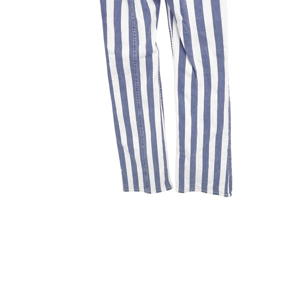 Free People We The Free Firecracker Flare Jeans Stripe Red Star Blue White 25 - Picture 8 of 11